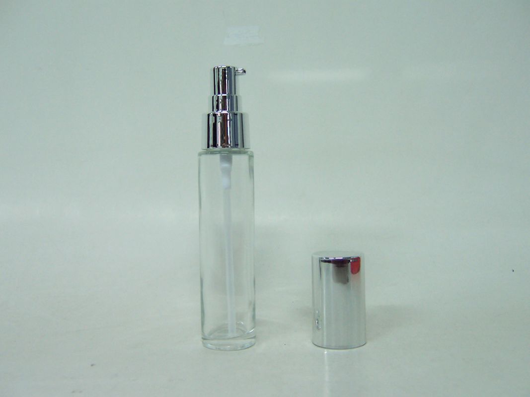 OEM Mini Spray Empty Glass Bottles for Foundation Cosmetics with WT Pump & Cap