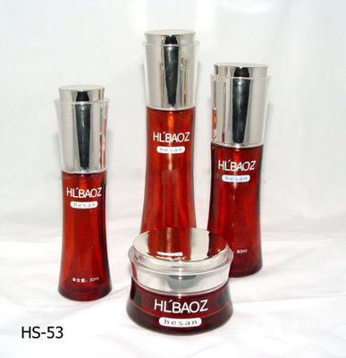 Bouteille et flacons en verre cosmétique à émulsion glacée de flint 100ML 50ML 30ML