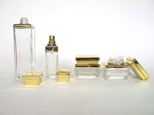 120ML 30ML 65G 55G givrant Flint Cosmetic Glass Bottles pour l'émulsion et la crème de lotion