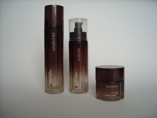 Bouteilles en verre cosmétiques vides d'application d'OEM 120ML 35ML 50G 30G pour la crème d'oeil de lotion